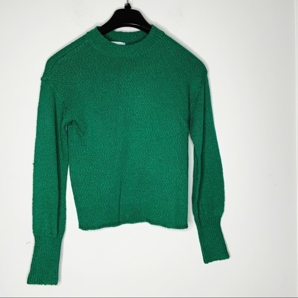 ABOUND Drop shoulder green sweater. XS - Picture 4 of 5